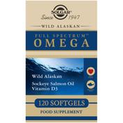 Solgar Full Spectrum Omega salmon oil 120 cápsulas blandas