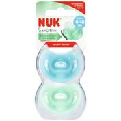 Chupete silicona nuk sensitive 6 - 18 meses 2 unidades - nuk sensitive
