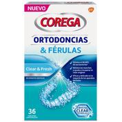 Corega Ortodoncias & Férulas (36 tabletas limpiadoras)