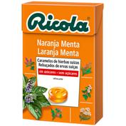 Ricola Caramelos Naranja Menta sin azúcar (65 g)