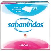 Sabanindas Extra Protector de Cama 60 x 90 cm (20 ud)