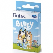 Hartmann Tiritas Bluey - apósito adhesivo (12 unidades - 3 tamaños)