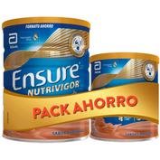 Pack Ahorro Ensure Nutrivigor Chocolate 850g + 400g GRATIS