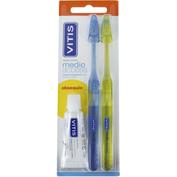 Cepillo dental adulto - vitis access (medio blister 2 u)