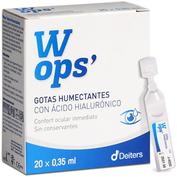 Wops gotas humectantes c/ácido hialurónico 20 monodosis x 0,35 ml