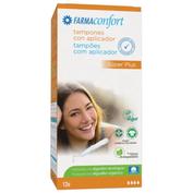 Farmaconfort Tampones de Algodón con aplicador biodegradable Súperplus (14 ud)