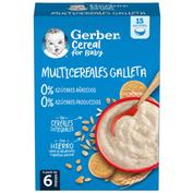 Gerber multicereales galleta 0% 0% (1 estuche 270 g)