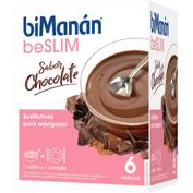 BiManán Natillas BeSlim Sabor Chocolate (6 sobres)