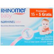 Rhinomer Baby Recambios aspirador nasal confort aspirador (20 recambios desechables)