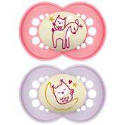 Chupete silicona mam original night + 6 meses matt r pack doble - mam original night