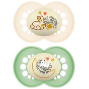 Chupete silicona mam original night + 16 meses matt n pack doble - mam original night