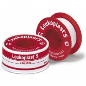 Esparadrapo - leukoplast (1 unidad 5 m x 2,5 cm color blanco)