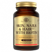 Solgar piel, uñas, pelo con biotina 60 comprimidos