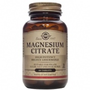 Solgar citrato de magnesio 60 comprimidos