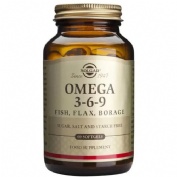 Solgar omega 3-6-9 aceites de pescado lino y borraja 60 capsulas blandas