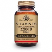 Solgar vitamina d3 colecalciferol 2200 ui 100 capsulas vegetales
