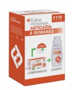 Farline Pack Anticaida 8 semanas: 56 Comprimidos + Champú Fortificante (500 ml)