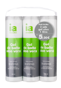 Interapothek TRIPO Gel de Baño con Extracto de Aloe Vera (1L x 3 ud)