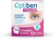 Cinfa Optiben Toallitas Limpieza Ocular Diaria (30 ud)