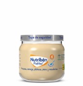 Nutribén Potito Introducción a la Manzana, Naranja, Plátano, Pera y Mandarina +4m (120 g)