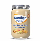 Nutribén Potito Macedonia de frutas con cereales +6m (235 g)