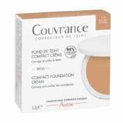 Avene couvrance crema de rostro compacta spf 30 (1 envase 10 g color mate beige)