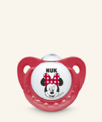 NUK Chupete Minnie con Tetina de Silicona 6-18 m (1 ud)