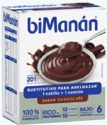 BiManán Natillas BeSlim Sabor Chocolate (6 sobres)