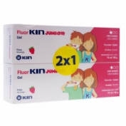Fluor KIN Junior Gel Dentífrico Fresa (75 ml)