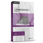 Farmalastic Faja lumbosacra corta (talla S/M color gris)