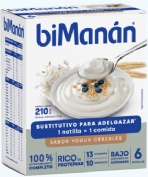 BiManán Crema BeSlim Sabor Yogur con Cereales (6 sobres)