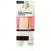 Faja abdominal - farmalastic 3 bandas (1 unidad talla mediana)