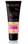 Eveline Maquillaje Selfie Time nº1 Porcelain 30ml