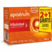 Apiserum vitalidad (3 envases 30 capsulas blandas pack ahorro 3 meses)
