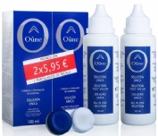 Duplo Oûne solución única lentes de contacto blandas 2 envases x 100 ml