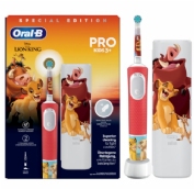 Oral-B Cepillo Dental Eléctrico Vitality Pro Kids 3+ Recargable infantil Rey León