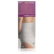 Faja lumbar - farmalastic velcro (blanca t- 4)