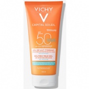 IDÉAL SOLEIL Gel ultra fundente SPF 50 para aplicar sobre piel seca o mojada