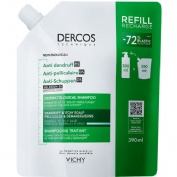 Dercos champu anticaspa ds cabello normal-graso  1 bolsa 500 ml