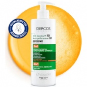 Dercos champu anticaspa 2 en 1 (1 envase 390 ml)
