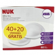 NUK Discos Protectores Ultra Dry (60 ud)