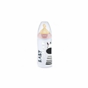 NUK Baby Biberón fc + pp Silicona 0-6 meses Safari 300 ml (1 ud)