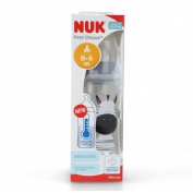 NUK Biberón First Choice + pp Látex Safari 0-6 meses 300 ml (1 ud)