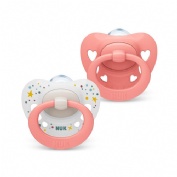 NUK Chupete Classic 0-6 m Tetina silicona (2 ud)