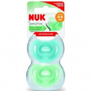 Chupete silicona nuk sensitive 0 - 6 meses 2 unidades - nuk sensitive