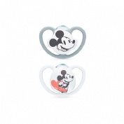 NUK Pack chupete silicona Mickey 6 - 18 meses (2 ud niño)