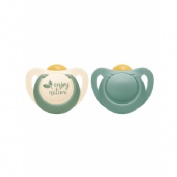 NUK Chupete Látex Nature 0 - 6 meses (Pack 2 unidades)