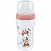 Biberon pp silicona nuk perfect match flujo m 1 unidad 260 ml mickey color rojo - nuk perfect match