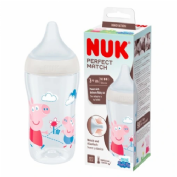Nuk biberon perfect match sil peppa pig +3m 260ml