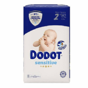 Pañal infantil dodot sensitive talla 2 4-8 kg 58 unidades